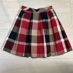 BLUE LABEL CRESTBRIDGE チェック柄プリーツスカート 36