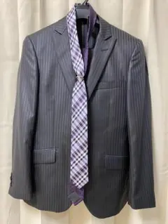 【美品・ネクタイ付】ニコル スーツ セットアップ 44(S)