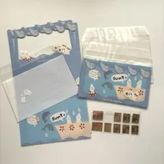 【平成レトロ】アメオくん 窓開きレター 三つ折り レターセット