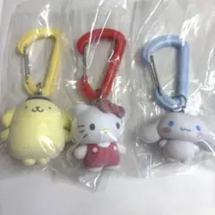 カラフルカラビナマスコットチャーム キティ シナモン ポムポムプリン