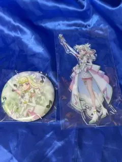 キュアズキューン　缶バッジ　アクスタ　プリティ袋