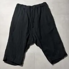 Yohji Yamamoto POUR HOMME サルエルパンツ 黒 2のサムネイル