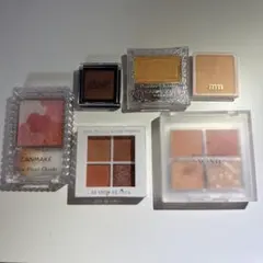 アイシャドウとチークパレットセット