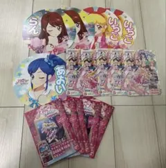 アイカツ！アンコール 配布カード＆らん あおい うちわセット はじめて
