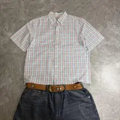 OLD 短丈チェックシャツ　cityboy チェックシャツ　l.l.beanのサムネイル
