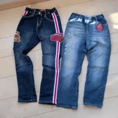 BABYDOLLカーズデニムパンツ 130セット