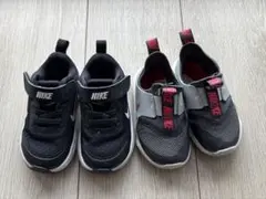 NIKE ブラック キッズスニーカー2足セット12㎝