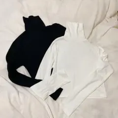 【セット売り】クロップド丈ハイネック(M/Ｌsize)
