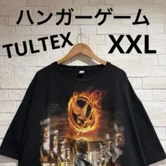 海外古着　ムービーTシャツ　ハンガーゲーム　タルテックス　ビッグ　サイズXXL