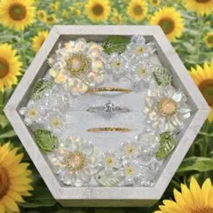 新作　NO.182 ひまわり溢れるリングピロー