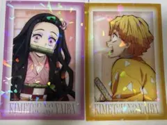 鬼滅の刃　ヒロマ　グリッターブロマイド　竈門禰豆子　我妻善逸