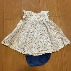 PETIT BATEAU 小鳥柄ワンピース 6m/67cmのサムネイル