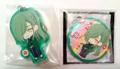 刀剣乱舞 花丸 大江戸温泉 にっかり青江 アクリルキーホルダー 缶バッジ