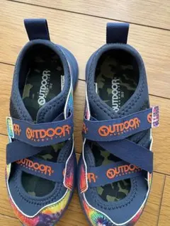 OUTDOOR タイダイ風サンダル20cm