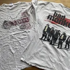 リ*ル様 US古着 ホワイトTシャツ 2枚セット M.XL