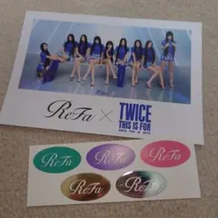 TWICE 国立 ファンクラブ 特典 ReFa ステッカー - メルカリ