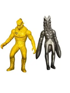【限定・非売品】ウルトラマン＆バルタン星人 ソフビセット（金・黒カラー版）