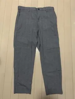 GLOBAL WORK チェック柄スラックス Lサイズ