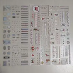 デコシール コラージュ素材 シール 7種セット