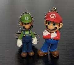 スーパーマリオ　マリオ&ルイージ　キーホルダー　2個セットのサムネイル