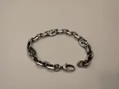 超美品】GUCCI WGロゴ ブレスレット 男女兼用 ペンダント SV925 | Mercari