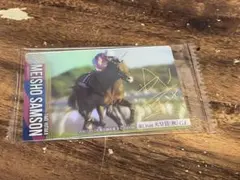 サラブレッドホースコレクション ウエハース メイショウサムソン　武豊 サイン箔