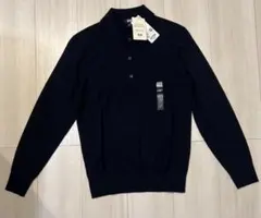 新品未使用UNIQLO エクストラファインメリノウールメンズXS Navy