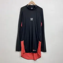 00s NIKE スポーツ ワンピース テック ブラック レッド オーバーサイズ