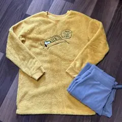 ユニクロ フリースセット ルームウェア スヌーピー Sサイズ