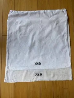 ZARA 巾着袋 2枚セット 収納袋【未使用】