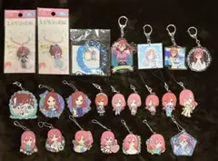 五等分の花嫁 中野三玖 アクリルキーホルダー ラバーストラップ 23点