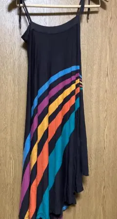 夏　ワンピース　 FUCK フレンチコネクション　ドレス　レトロ柄のサムネイル