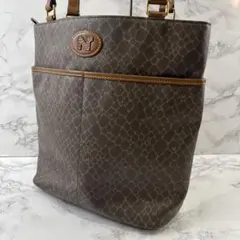 ほぼ未使用品NINA RICCI ニナリッチ ジラフ柄 本革 レザートートバッグ