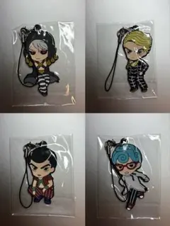 ジョジョの奇妙な冒険 第５部 暗殺チーム ラバーストラップまとめ売り