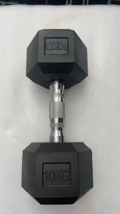 中古ダンベル10kg 単品 六角 筋力トレーニング 鉄アレイのサムネイル