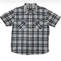 古着/M エディーバウアー 半袖 チェック シャツ