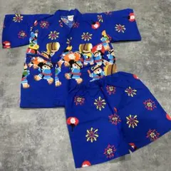 ⋈﻿クマ柄 甚平90cm⋈﻿