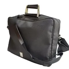 【美品】 ダンヒル ボストンバッグ 2way PVC レザー　ブラック　大容量