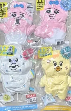 おぱんちゅうさぎ んぽちゃむ 圧縮出荷中!? ぬいぐるみ 4種セット