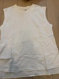 UNIQLO ノースリーブ Tシャツ Sサイズ ホワイト