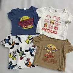 【限定価格】子ども用　Tシャツ 4枚セットのサムネイル