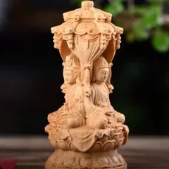 木製桧 釈迦如来座像 蓮華座 光背24cm - メルカリ