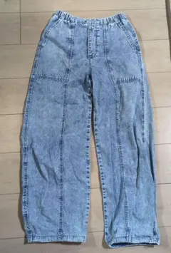 GU ケミカルウォッシュ デニムパンツ Sサイズのサムネイル