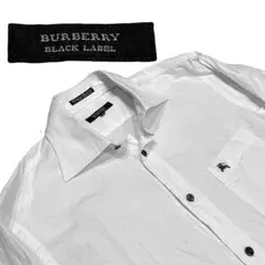 BURBERRY BLACK LABEL ワンポイント ロゴ 長袖シャツのサムネイル