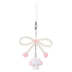 こぎみゅん　サンリオホワイトフリルデザイン　シークレットストラップ