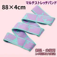 マルチストレッチバンド 8ループ バレエ フィットネスバンド 伸縮性 耐久性
