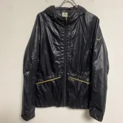 Nike フード付き ブラック 薄中綿ジャケット M
