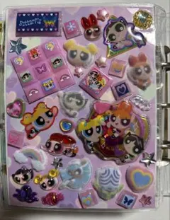 m*˚様 シール帳 完成品 ミニキーホルダー付き