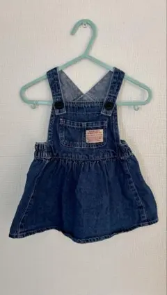 【BREEZE】デニムジャンパースカート 80サイズ