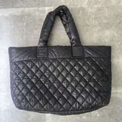 美品　シャネル　CHANEL コココクーン トートバッグ ブラックのサムネイル